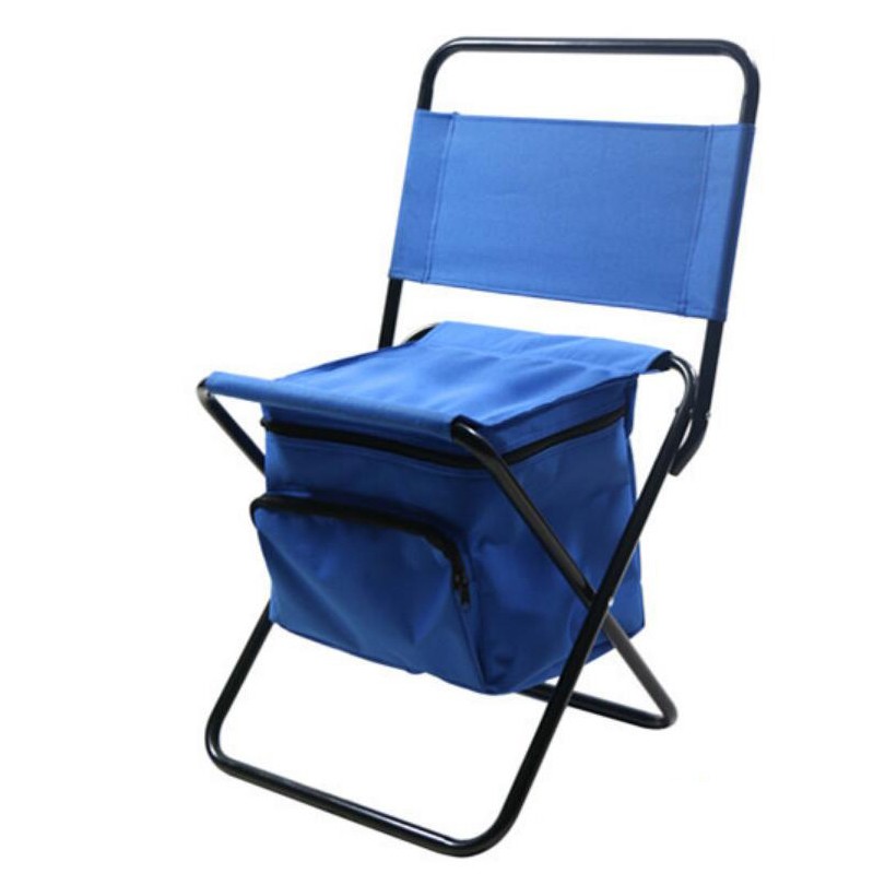  Outdoor Camping Folding Cooler Chair Insulated Stool Carrying Bag Chair Leisure Fishing Chair Bag 