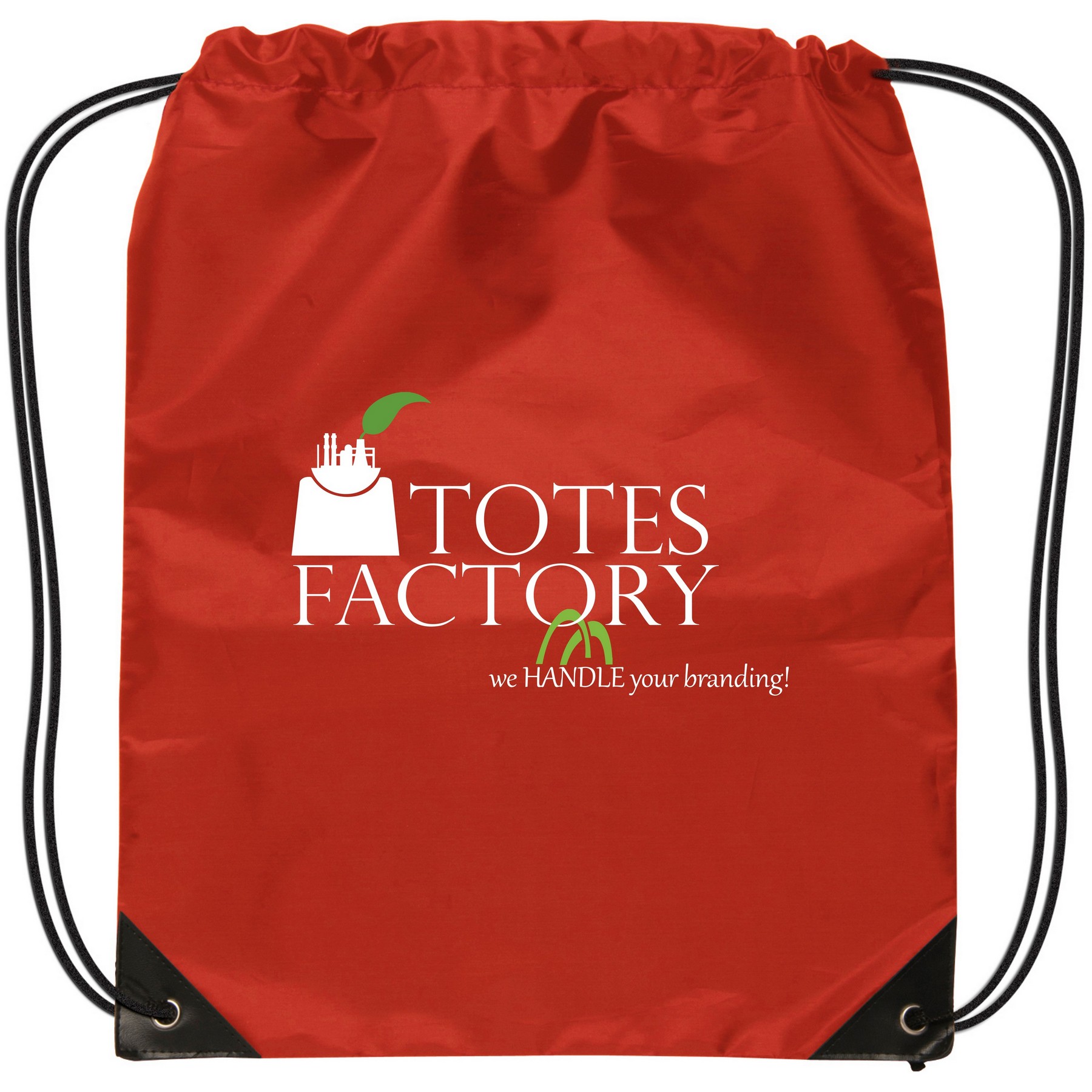 Wholesale Strong Polyester Drawstring Backpack with Logo (TPdB085