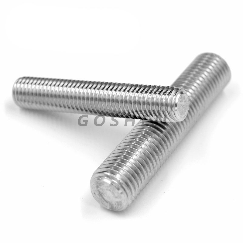 Acero inoxidable Ss304 3 / 8''X1 "ANSI / ASME B 18.31.2 Varillas roscadas