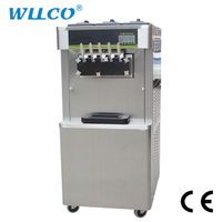 3+2 Mixed Flavors Big Production Soft Ice Cream Frozen Yogurt Machine