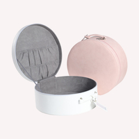 Small Hat Storage Box | Travel Hat Bag | Round Pop-up Storage Container for Fedoras And Small Hats
