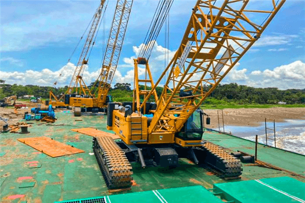 1520 days 3 islands! XCMG crawler crane has become the "island building artifact" in the Philippines