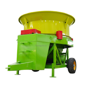 Square Round Hay Bale Crusher Vertical Straw Bales Shredder