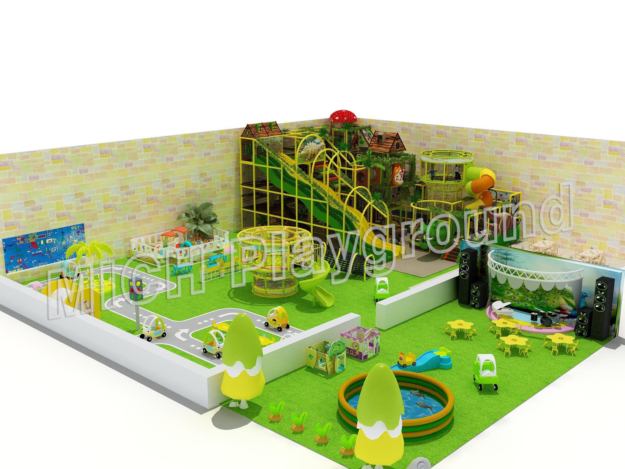 Мягкая игровая площадка для детей Hot Sale Indoor для детей 6626A