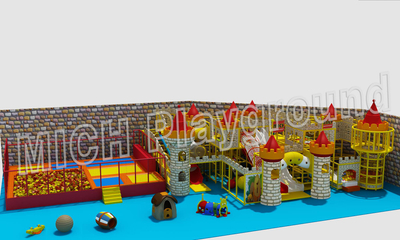 Детская развлекательная площадка Мягкая крытая детская площадка 6641B