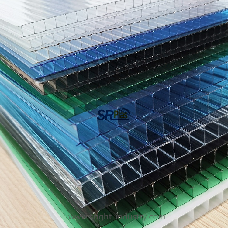 10 Years Warranty Factory High Quality Cellular Polycarbonate Sheets Polycarbonate Hollow Sheets