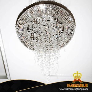 Элегантный прозрачный блестящий круглый подвесной светильник Cystal Hotel (KA506-P)