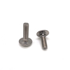 Perno de coche M6 ​​M8 Acero inoxidable DIN603 A2 M10 Cabeza de hongo Cuello cuadrado Perno de carro