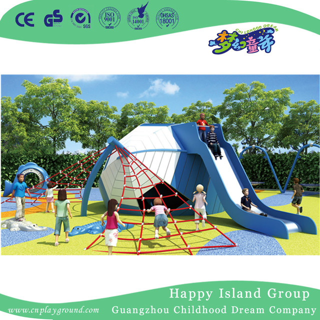 户外儿童乐园鲸鱼造型攀爬动物乐园（HHK-4101）
