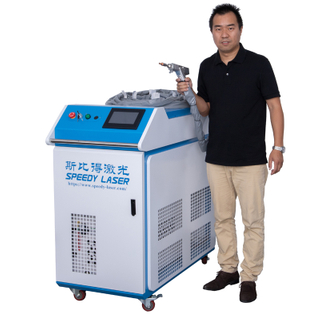Máquina de soldadura de alambre láser de fibra de 1500W 2000W de mano