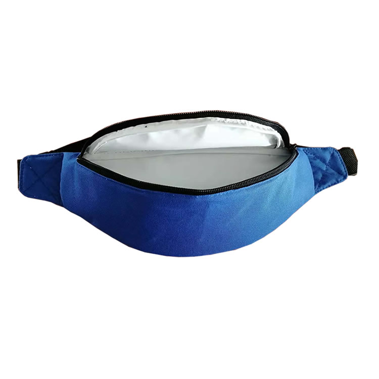 Thermal Polyester Fanny Pack Water-Proof Customized Cans Insulated Waist Cooler Bag