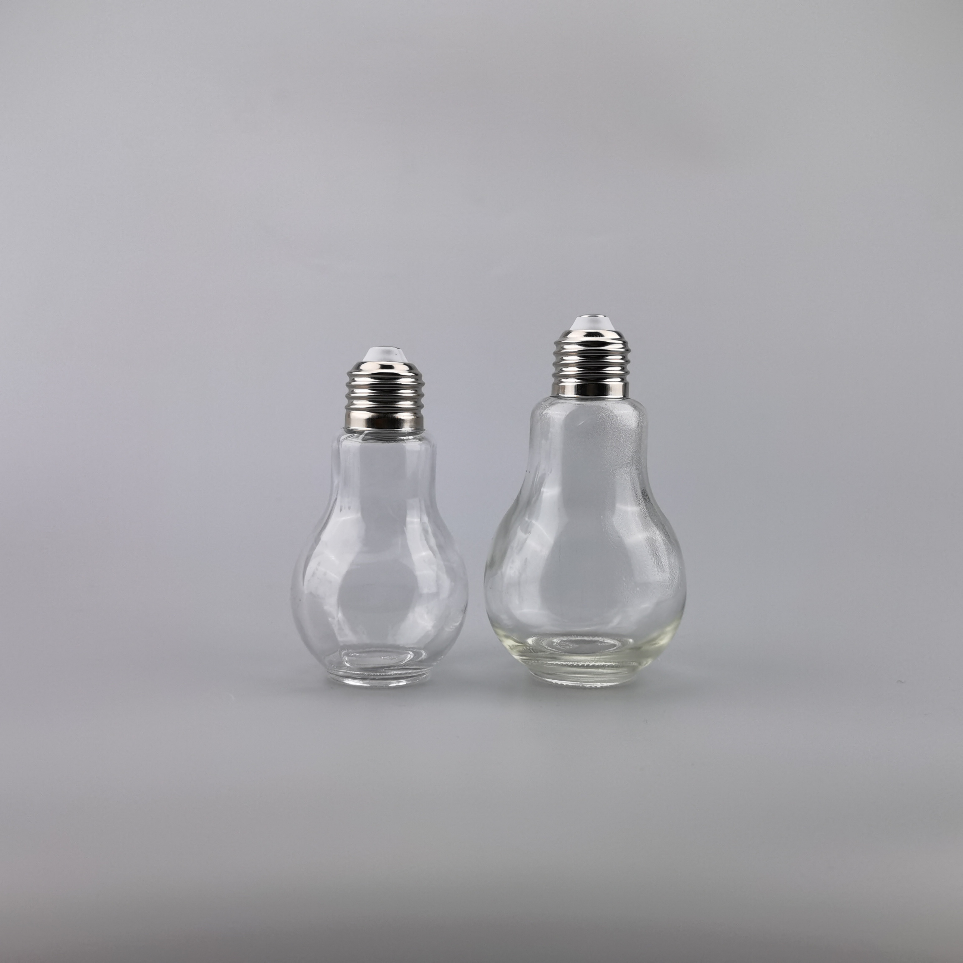 150ml Light Bulb Shape Glass Drinking Bottle for Packing 