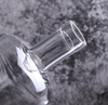 Luxury Heavy Brandy Glass Bottle for Liquor Clear Round Shape Bottle