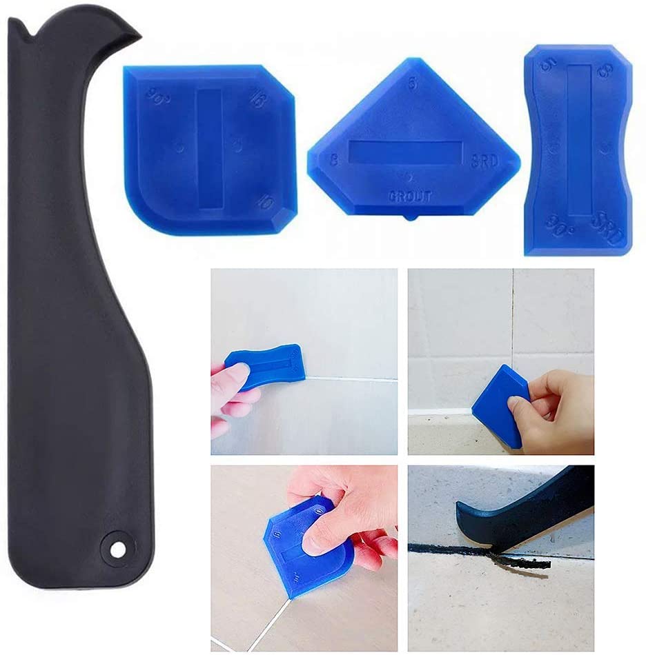 12Pcs Caulking Tools Sealant Finishing Tool Kit Sealant Scraper Reuse