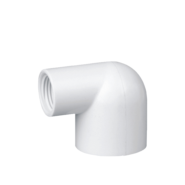 Sam-uk Fábrica al por mayor de plástico de alta calidad pvc tubería accesorios de plomería fabricantes PVC 90 grados codo hembra reductor