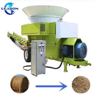 Alfafa Bales Crusher Grinder Belt Grass Bale Shredder 
