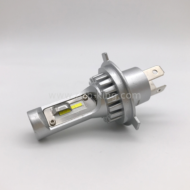 Global Halogen Standard Size 20W 2000lm All in One Fanless HB2 H4 9003 Car LED headlight bulb