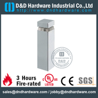 Tope de puerta rectangular de acero inoxidable para puerta metálica interior-DDDS085