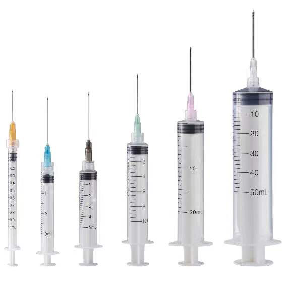 disposable 3 parts syringe 1