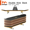 Merkapa 31" Pro Complete Skateboard 7 Layer Canadian Maple Double Kick Deck Concave Skateboards for Beginner Kids Boys Girls