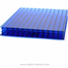12mm Blue Color Four Wall Polycarbonate Hollow Sheet
