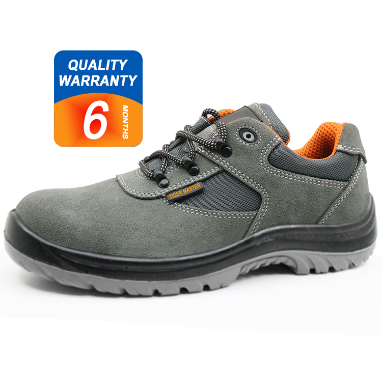 ENS024 low ankle anti static suede leather safety shoes europe