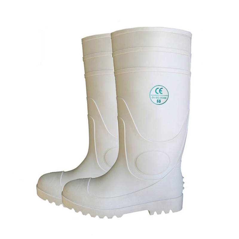 WWS slip resistant waterproof food industry pvc safety rain boot