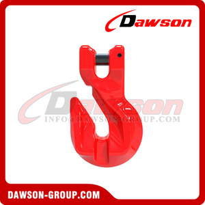 DS937 G80 Forged Super Alloy Steel Clevis Cradle Grab Hook with Wings for Adjust Chain Slings