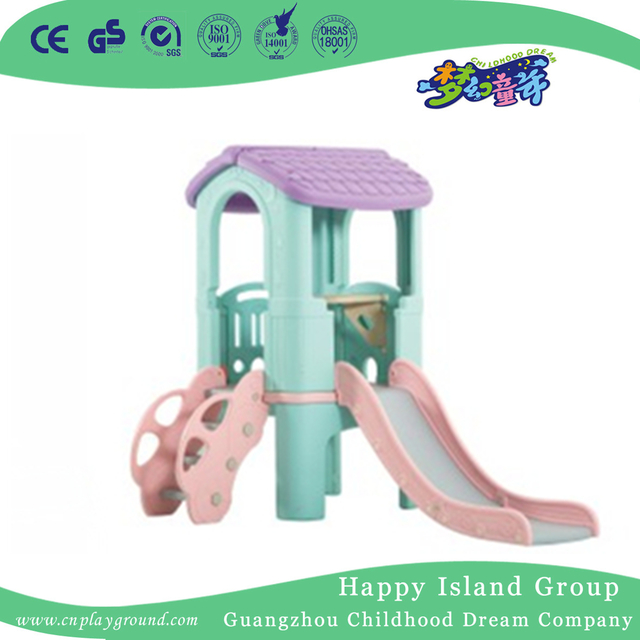 Indoor Kindergarten Plastic Small Slide Playground (ML-2011701)