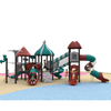 2022 New Design Large Outdoor play set for children natural series playground (HKDLS02701)