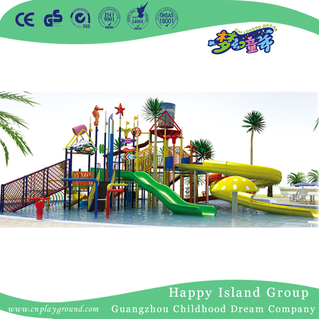 Kommerzieller großer Familien-Wasserpark-Spielplatz im Freien (HHK-10601)