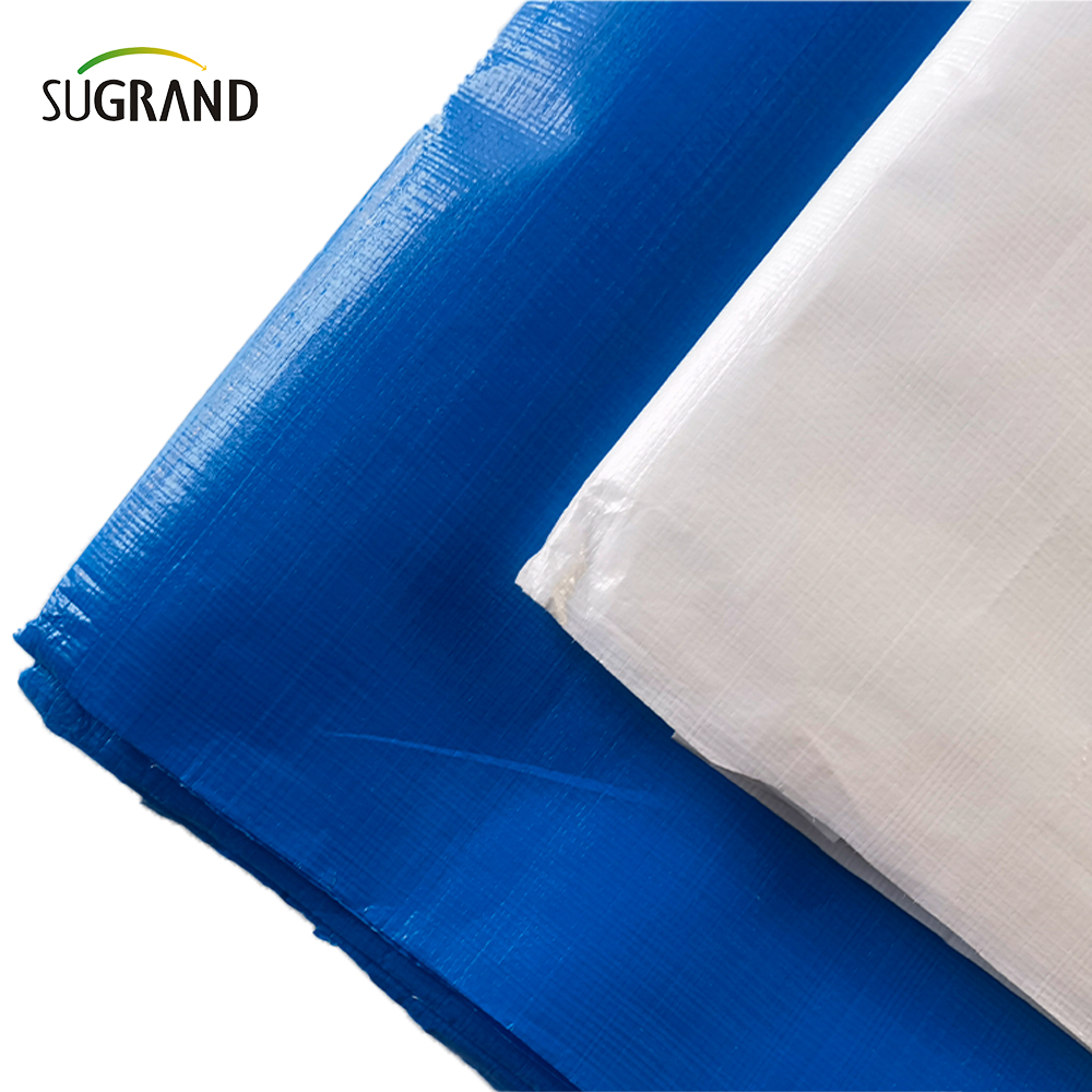 Fabricante de lona de PVC resistente al agua azul duradero de alta resistencia 