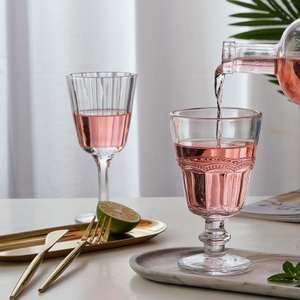 Vintage French Lace Red Wine Glass 