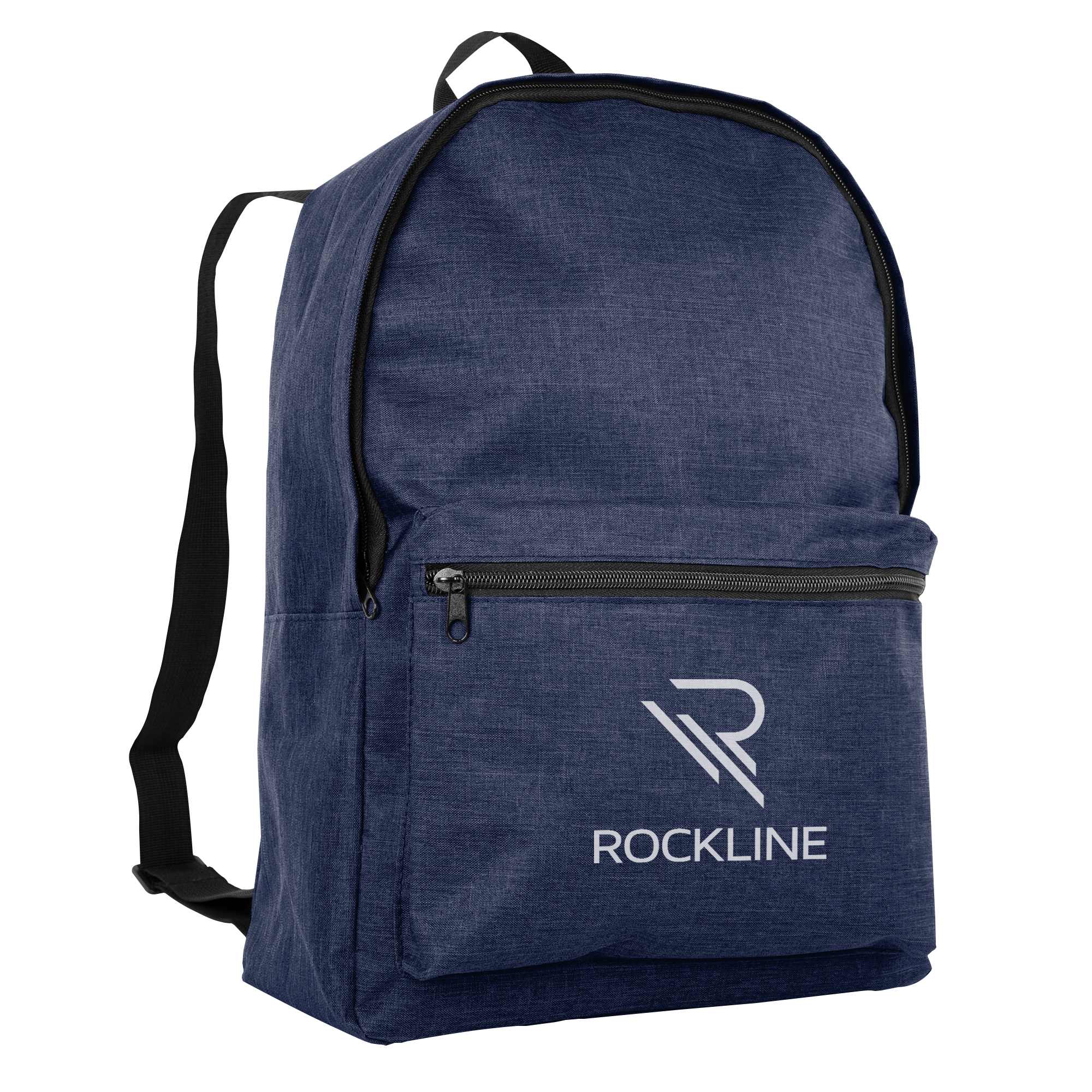 Casual Unisex Daypack Polyester Heather Grey Color Backpack for Travel School College Outdoor