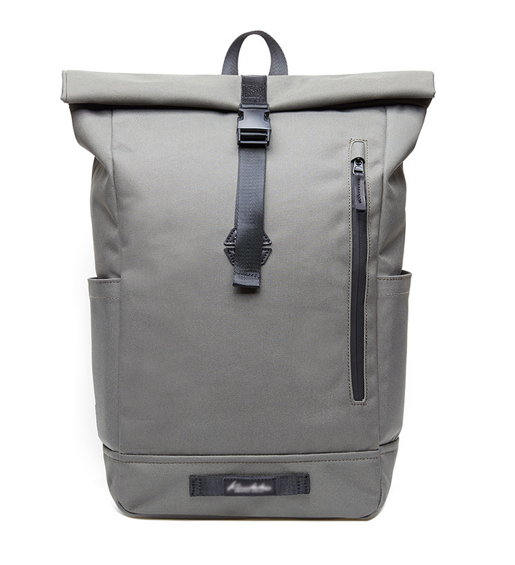 Polyester School Outdoor Waterproof Rucksack Daypack Roll Top Travel Backpack