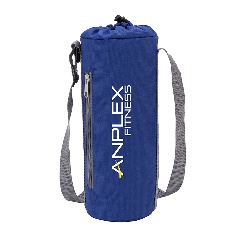 Water Bottle Carrier Bag Bottle Holder Adjustable Shoulder Hand Strap 1 Pocket Sling Wine Bottle Bag