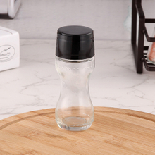 Kitchen High Quality 80ml Glass Salt and Pepper Spice Grinder Bottle 