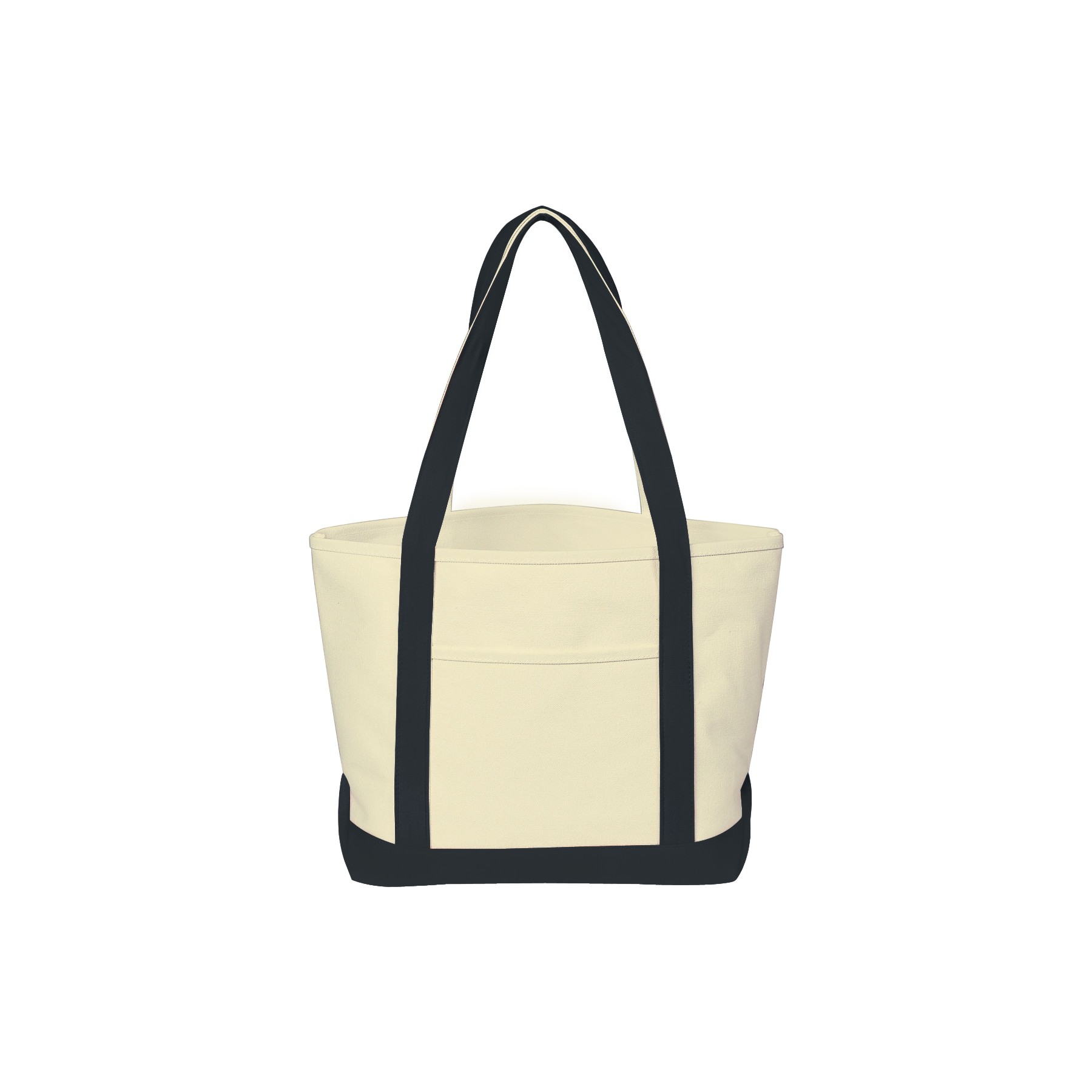 Ladies Canvas Tote Bag with Front Pocket (TP-TB137)