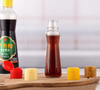 120ml Empty Glass Sesam, Soy Sauce Bottle with Plastic Cap