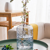Recycle Glass Vase Clear Glass Flower Bottle for Table Decoration