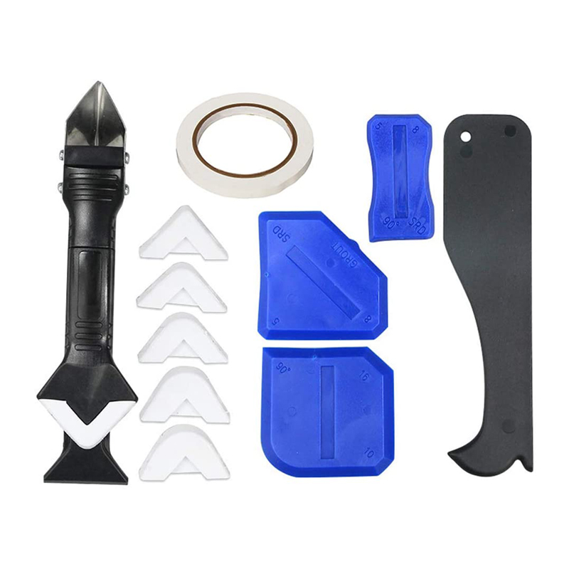 12Pcs Caulking Tools Sealant Finishing Tool Kit Sealant Scraper Reuse