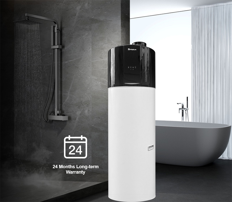 Aquecedor de &aacute;gua com bomba de calor SPRSUN R290 AquaHero Series