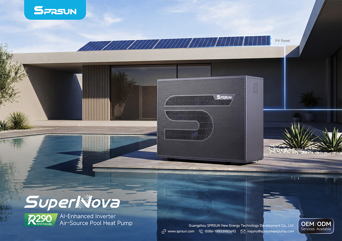 R290 swimming pool heat pump R290 yüzme havuzu ısı pompası