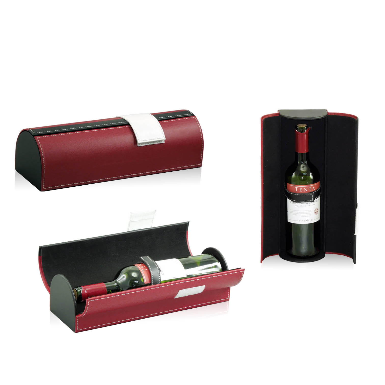 Wine Box Manufacturer PU leather luxury wine box