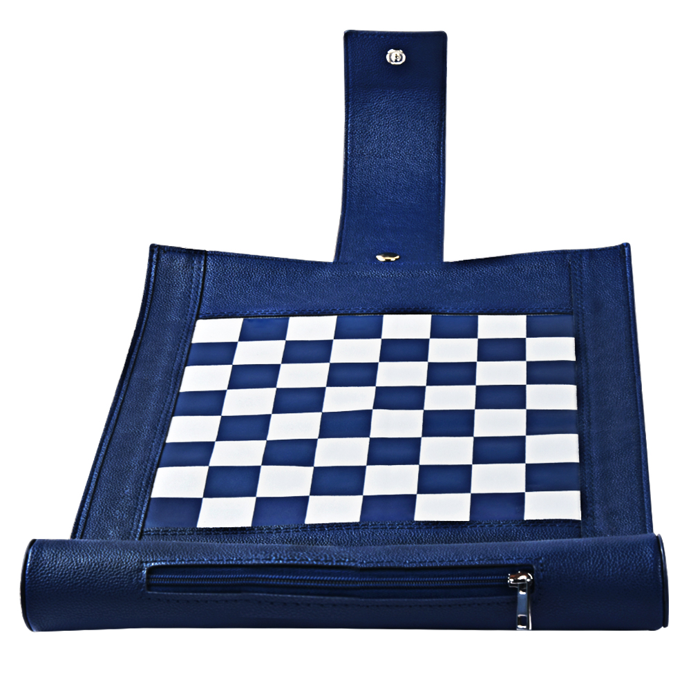 Backgammon Travel Roll-Up Game Backgammon Chess Checkers Set, Roll Up Travel Game Set for Adults And Kids