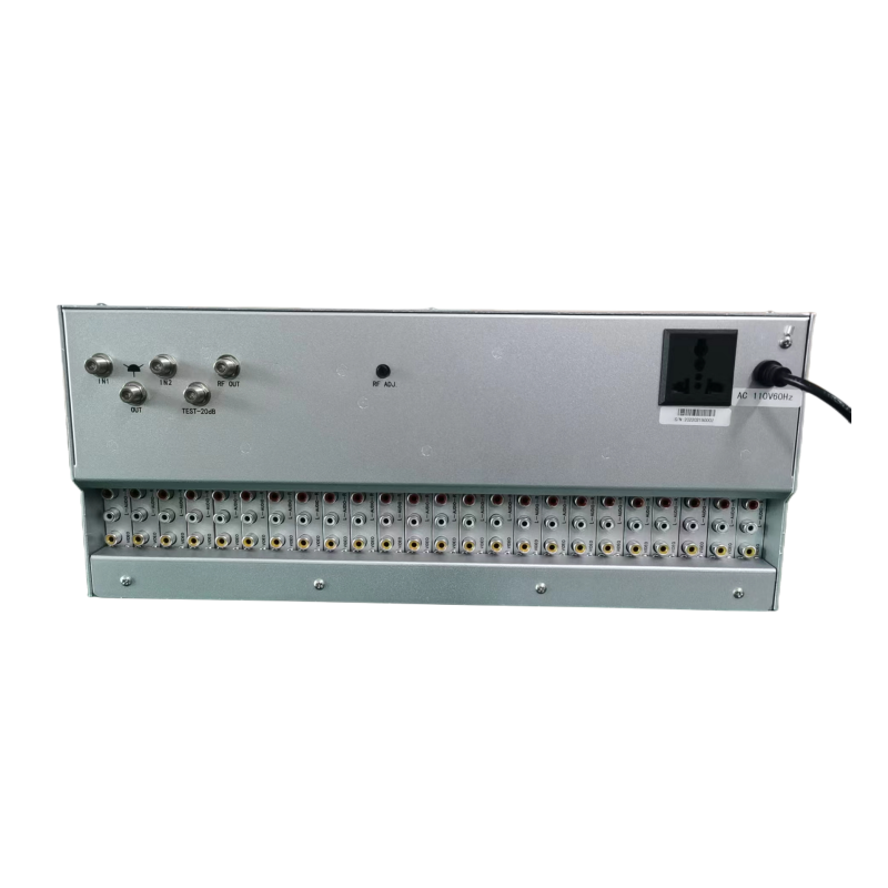 Modulador analógico de frecuencia fija SDM24 24 en 1 SD AV a RF 