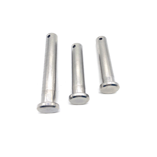 SS304 A2 tête plate M3 M4 M6 M6 Pin de voile en acier inoxydable avec trou