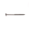 Tornillo con reborde de cabeza hexagonal M4 con tapa de acero inoxidable personalizada