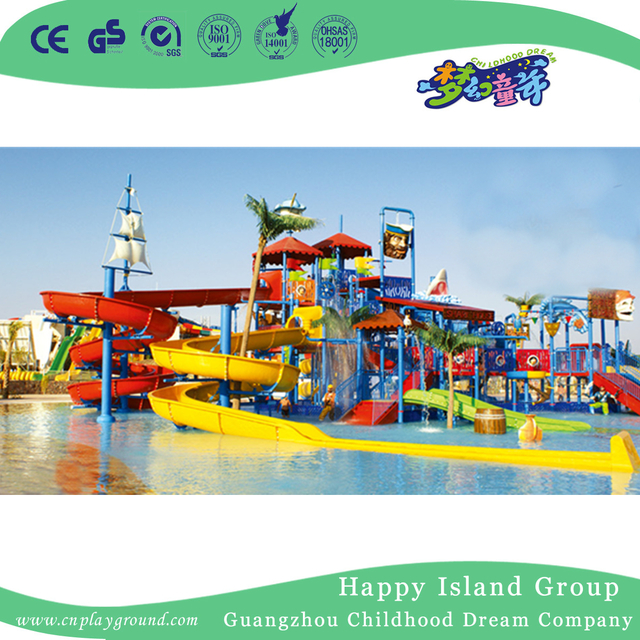 Amusement Park Outdoor Large Water Slide Playground Equipment (HHK-10602)