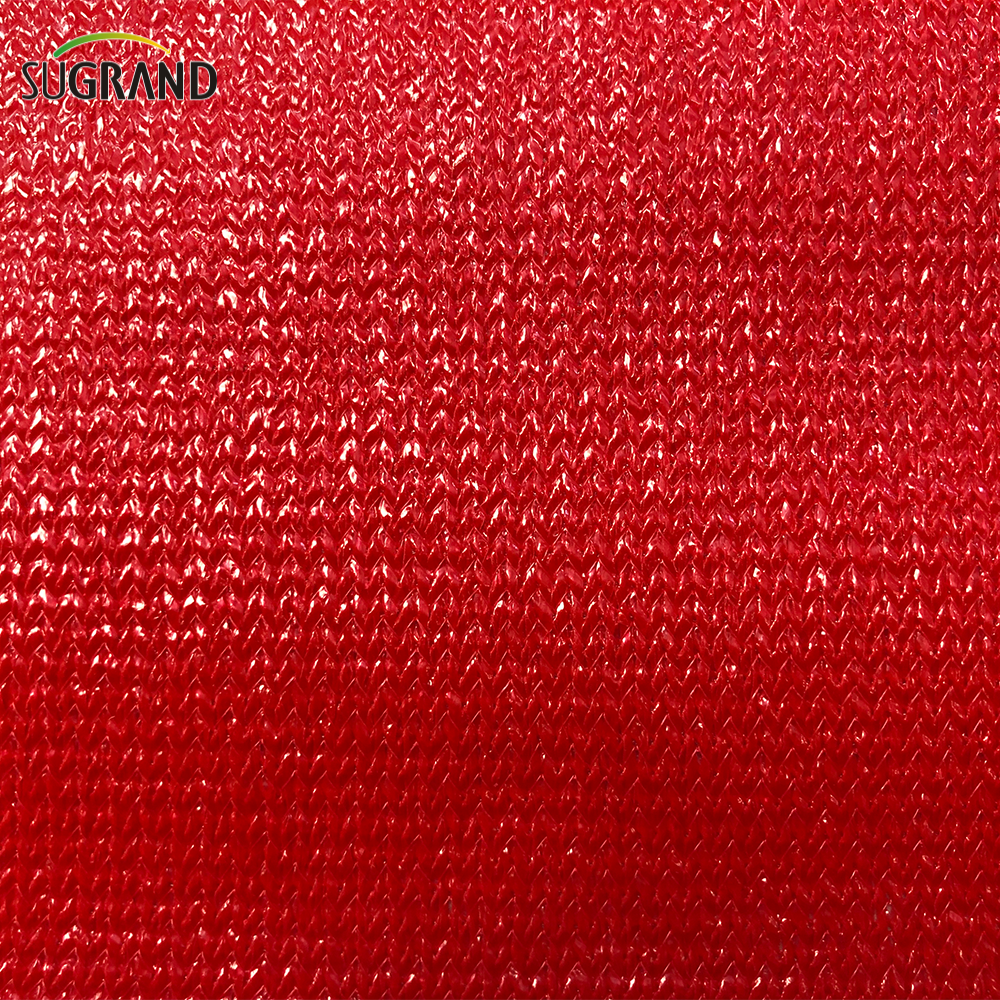 Red impermeable roja de la sombra de 320gsm/red de la sombra del carport